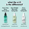 Difference Between Setting Sprays