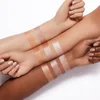 Arm Swatches of Liquid Highlighter on Different Skin Tones
