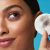 Model Removing Makeup Using Wipes